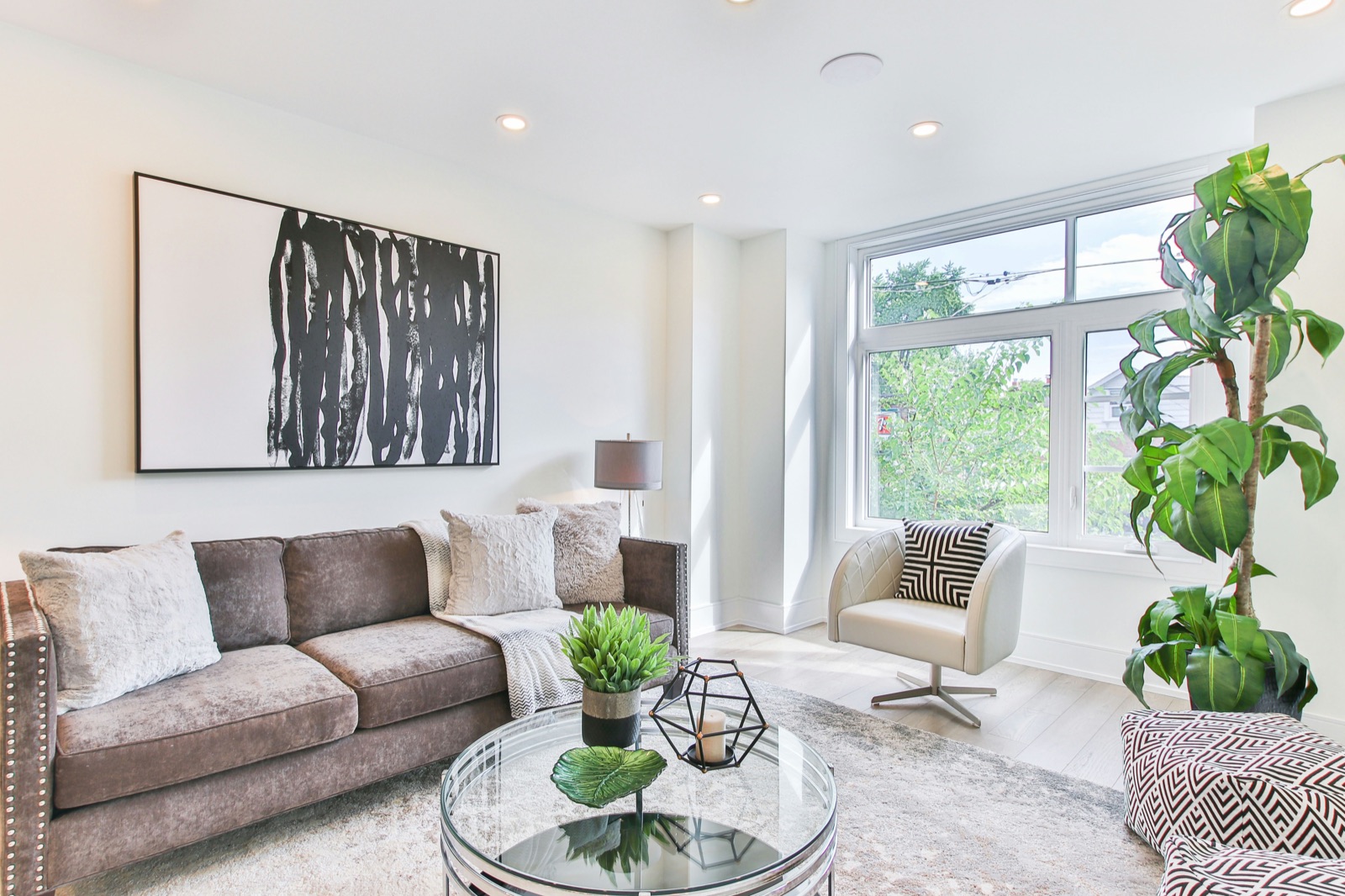 Bright living room